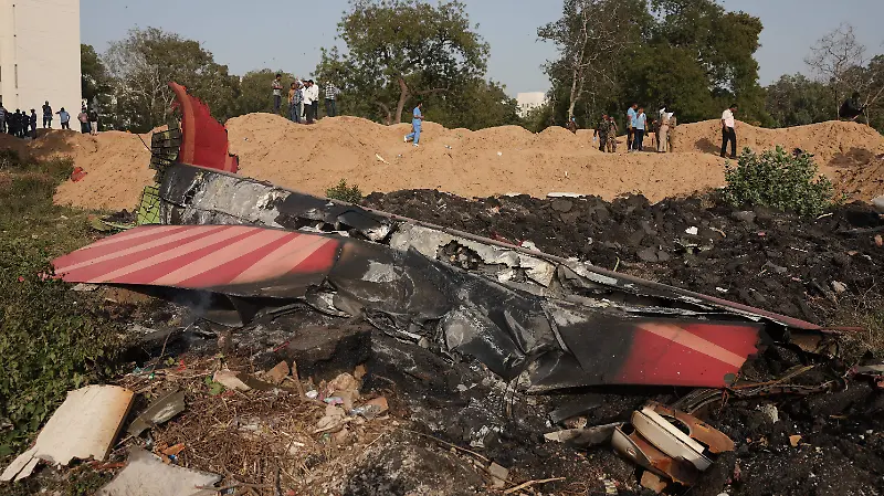Accidente de avión en India